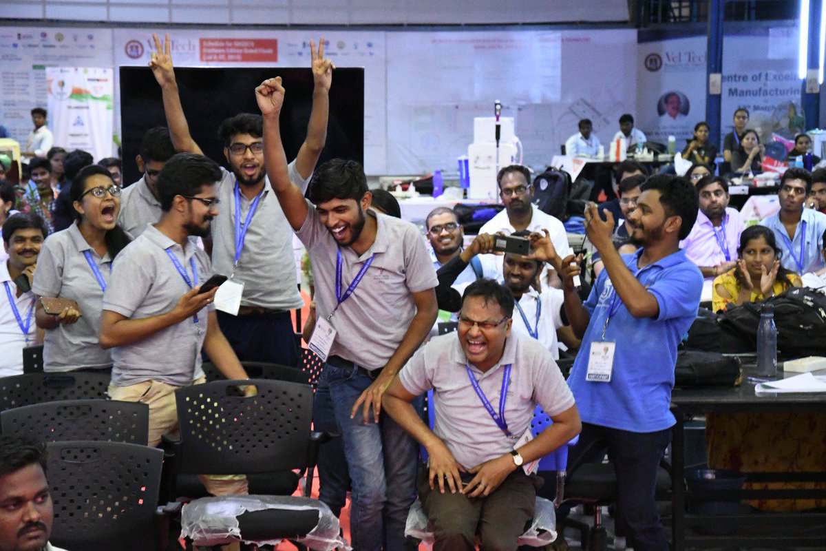veltechofficial's tweet photo. Valedictory function of #Smart_India_Hackathon at #Vel_Tech
@SIH2019 @SIH2019HardwareEdition @SIH2019GrandFinale @sih2019 @innovation @HRDMinistry @Persistentsys @AICTE_INDIA @mhrd_innovation @i4CIndia https://t.co/LVnZoac3Um