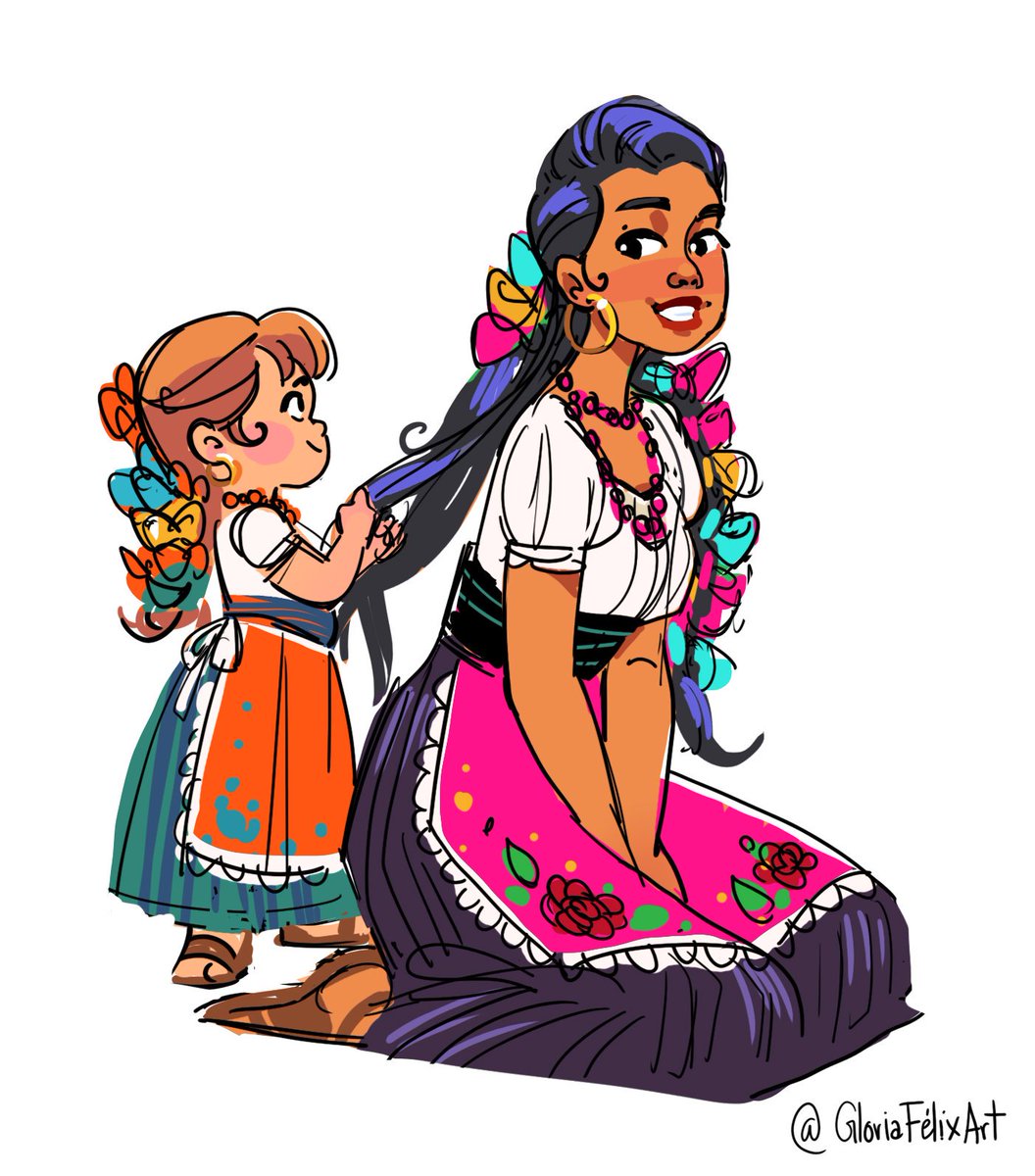 #Viernesdeilustracion is a great hashtag were Mexican Illustrators share illos and they have different themes every week. This weeks theme was #trajestipicosmexicanos 'Mexican traditional outfits' and of course I went with #Michoacan 's