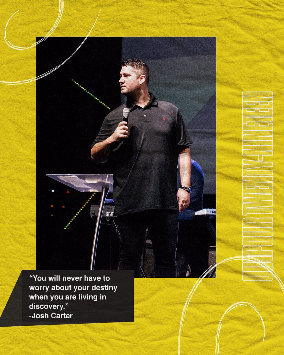 “You will never have to worry about your destiny when you are living in discovery.” -Josh Carter
.
#Outpour2019
#DoItAgain
#CrossChurchRGV
#CrossYouthRGV
#RGV