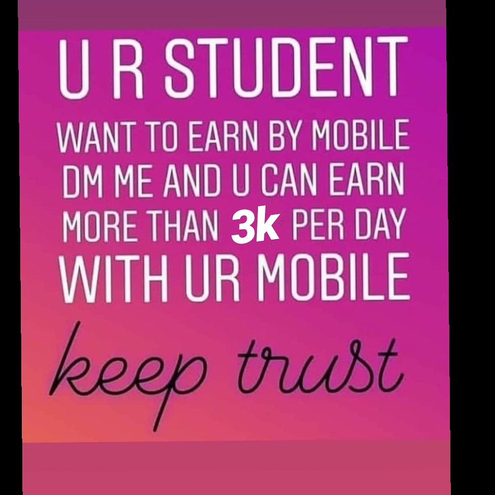 GuideEarn's tweet image. Students no issue 👍 make your money by urself don&apos;t depend on anyone 💪