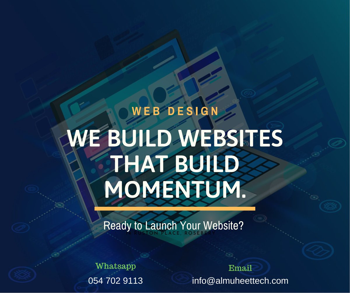 AlMuheetTech's tweet image. #صباح_الخير
Do You Need a Website for Your Business?
. . . . . . . . . .
✔ Affordable Packages.
✔ Responsive & Mobile-Friendly Design
✔ Completely customizable website design according to your business needs.
✔ Domain name & hosting.
#الامارات #Dubai