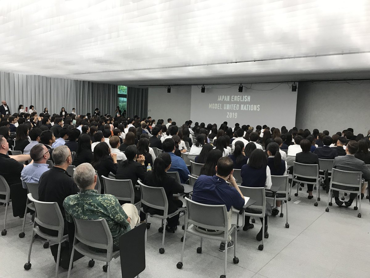 JEMUNinJapan's tweet photo. Japan English Model United Nation 2019 has just started!
This year theme is “At the Crossroads of Climate Change” 
Keep your eye on @JEMUNinJapan and check them!! 
PC: Iel Baik

#Jemun
#jemun2019
#savetheworld
#climatechange https://t.co/fzyLBRK1Wc