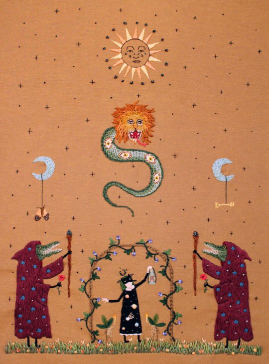 Brindille_'s tweet photo. Embroideries by Turkish textile artist Irem Yazici. https://t.co/btMCbBpCKq