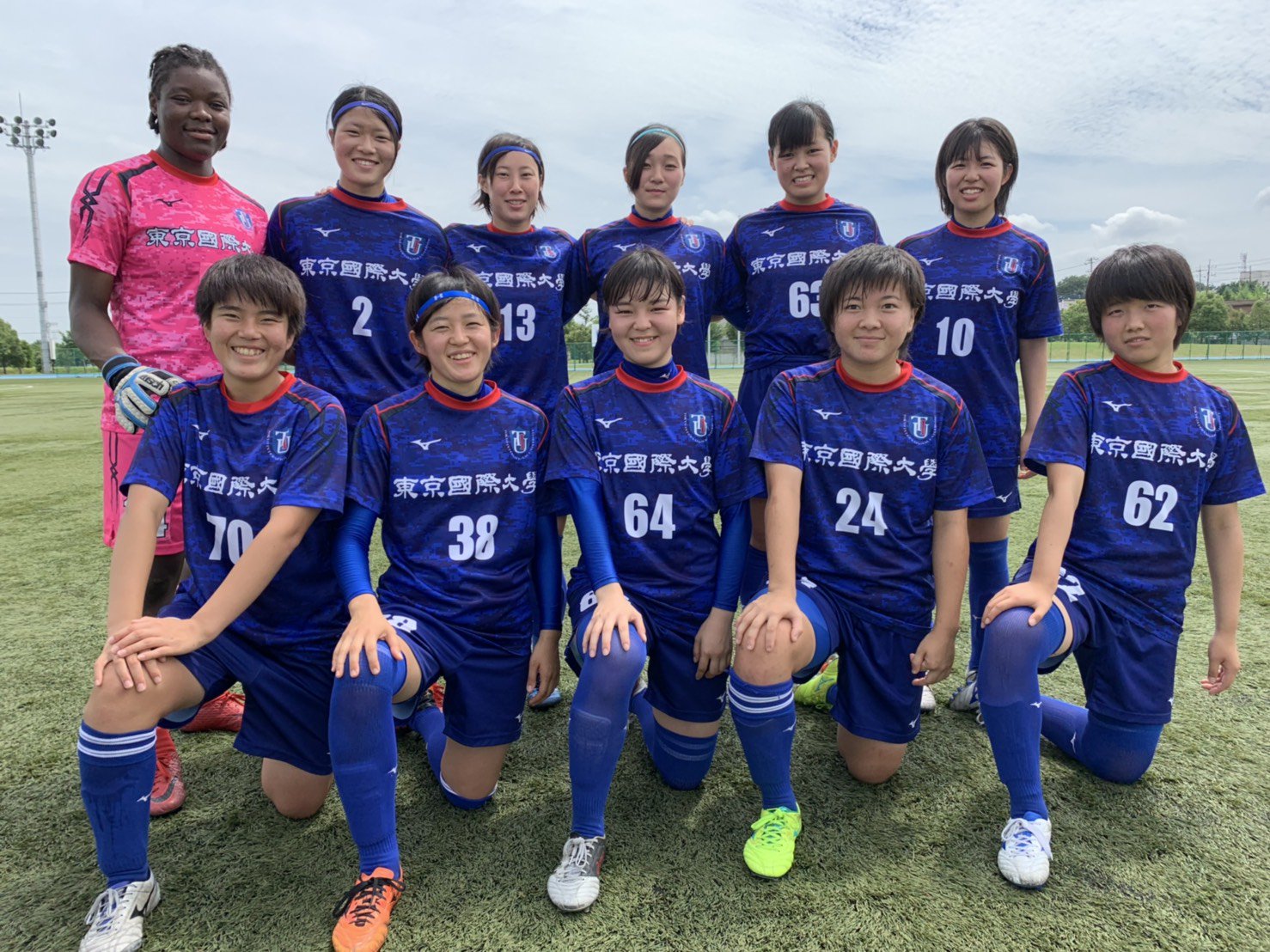 東京国際大学女子サッカー部 7月13日 土 10 00キックオフ Vs白岡scl 東京国際大学第３グラウンド 第27回埼玉県女子サッカーリーグ1部 試合結果 東京国際大学サテライトvs白岡scl 前半 1 0 後半 1 0 合計 2 0 得点者 23分 田中美衣菜 42分 鈴木里歩