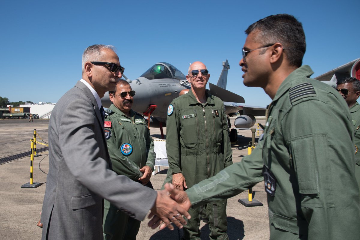IAF_MCC's tweet photo. #ExGaruda2019 : Glimpses of the closing ceremony from Mont-De-Marsan, France.
@FranceinIndia @Indian_Embassy @SpokespersonMoD https://t.co/uJwtwqO8cK