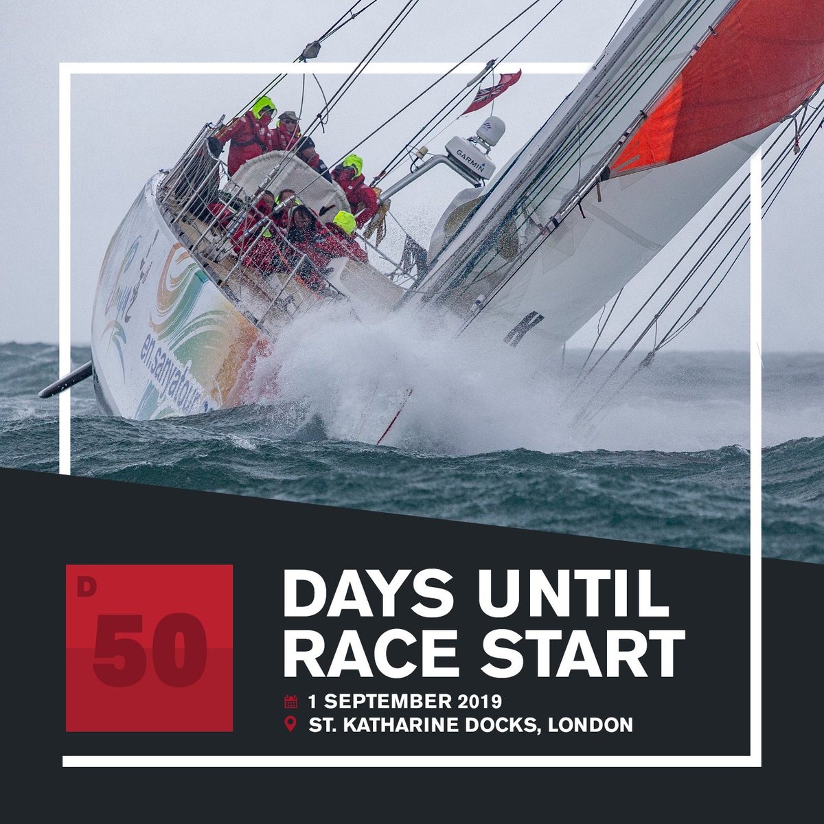 ClipperRace's tweet photo. 50 days to go...are you ready? https://t.co/04U0hzgE7j