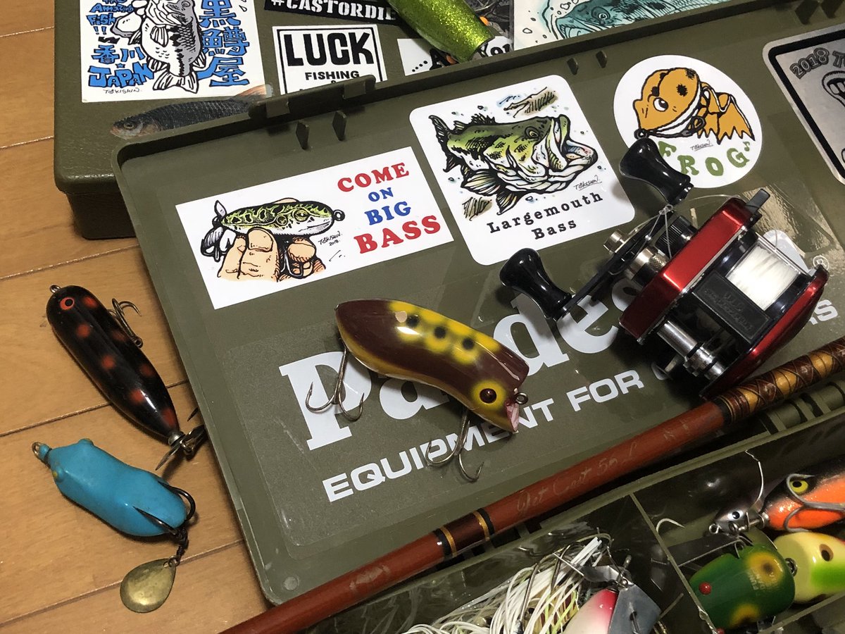 ট ইট র 時川真一 バス系の新作 旧作 新色ステッカー 香川の黒鱒屋さん 滋賀のluckさん レンタルカヤックdoit さん Fish Tackle Shopさんに出荷させていただきました ありがとうございます バス釣り バスフィッシング ステッカー T
