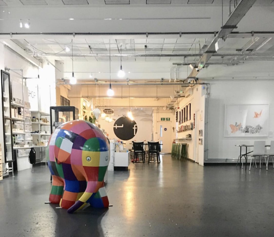 thoughtfound's tweet photo. Lovely @elmer is here!! Pop over to see and enjoy all the fab Elmer themed activities we have on offer, including a patchwork platter lunch for kids! @stoswaldsuk @greatnorthelmer #thoughtfoundation https://t.co/E1iWx794rl