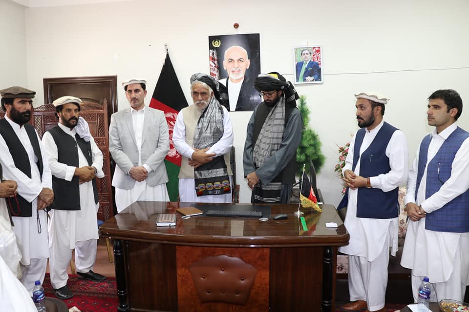 MyHomelandAfg's tweet photo. @IDLGAFG, #Congratulations to Abdul Rahman Zormati on having just been appointed as #District #Governor for #Samkani district! Mr. Zormati served as DG in five other districts of #Paktia and officially introduced to the local administration. https://t.co/RosfeXHdmE