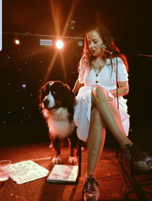 We know you have a spot for a... Brit! @SarahKSilverman! @luisaomielan is a massive... Brit! She's crowdfunding to take her show to NYC - Why you ask? Because no one gives a S*** about female comedians! Can you help this massive Brit out! She's also got a massive.... Dog!