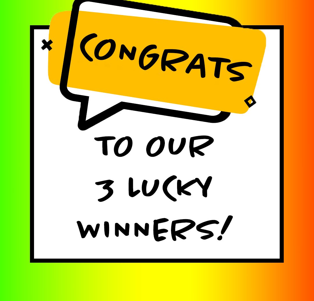 BumbBee_Eliquid's tweet photo. Congratulations to the 3 Lucky Winners of our Giveaway! πππ
Instagram Winner: the_vaping_bee
Facebook Winner: Mona Ferrier
Twitter Winner: @tazisalady
Send us a direct message with your Full name and Email addressπ
#vapefamily #vapes #Bumblebeeeliquid #giveaway #vapersonly https://t.co/Duhu5vx26T
