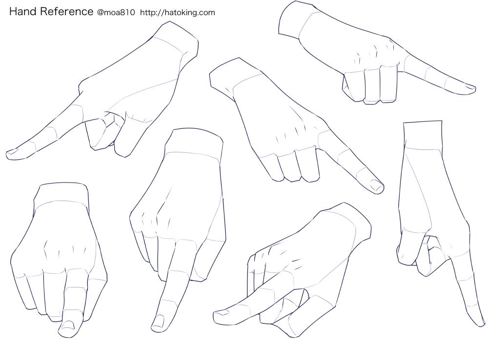 Moa お知らせ トレスokな手のイラスト資料集に 指差し Pointing を追加しました Hand Refs For Artists T Co wjw0jtjn T Co C8tflbhj7t Twitter