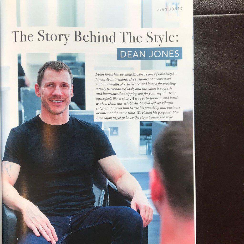DeanJonesHair's tweet photo. A quick snippet from our feature in the @opulence_magazine Summer magazine! 🤩 We've been spotted in Edinburgh Airport... where else have you seen this season's mag?? https://t.co/OyWXkUSHpO