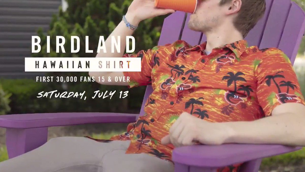 orioles aloha shirt