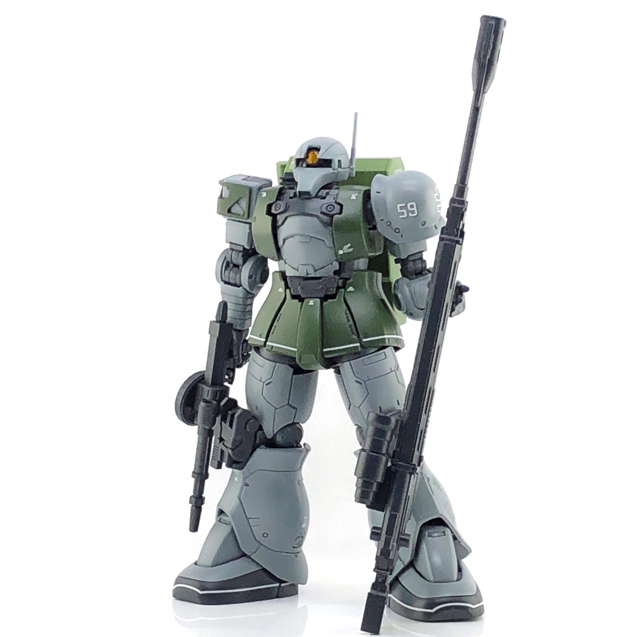 HGザクスナイパー塗装改造品 HGUC ザクIスナイパー 製作記③ | 模型大隊戦闘日誌