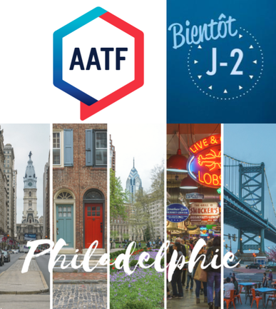 AATFrench's tweet image. #aatf19 J-2! AATF Annual Convention: Sheraton Society Hill Philadelphia July 14-17.
Complete schedule is available on "Sched" Web site or app: aatfphiladelphia.sched.com
Join our social media challenge &amp;amp; win AATF prizes! 
docs.google.com…/1o0zng3fBea_1RLHuhx_BP1XgZCK…/copy