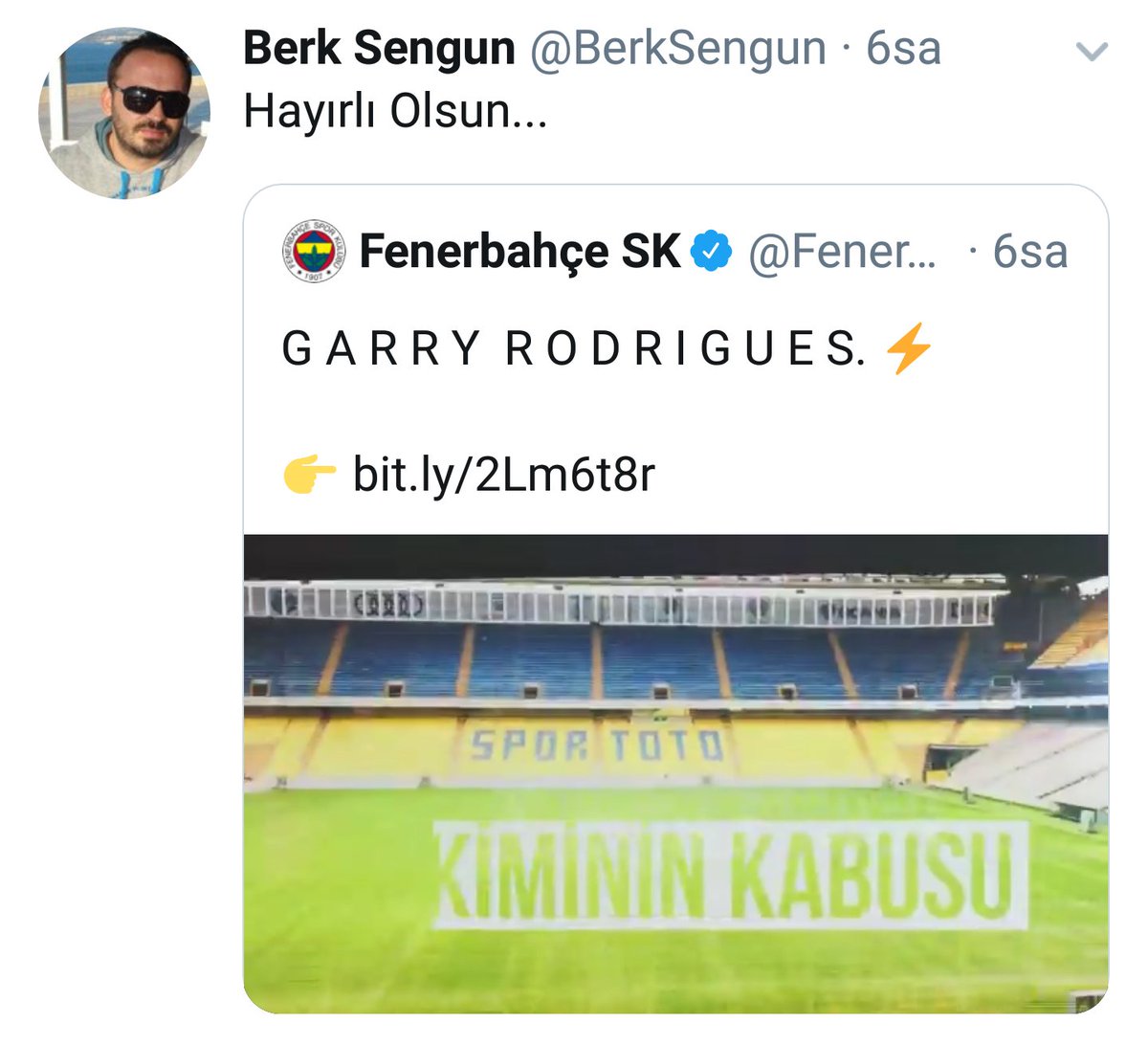 CimbomluBob's tweet photo. Hayırlı olsun... @BerkSengun https://t.co/lZZaqAmhOv