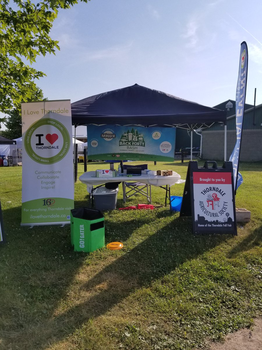 We are at Art in the Barn in Dorchester! What a beauty day to shop local or #LoveLocal and pick up tickets to the Back Forty Bash coming to Thorndale <a href="/ThamesCentre/">Thames Centre</a> on July 27th. #ldnont