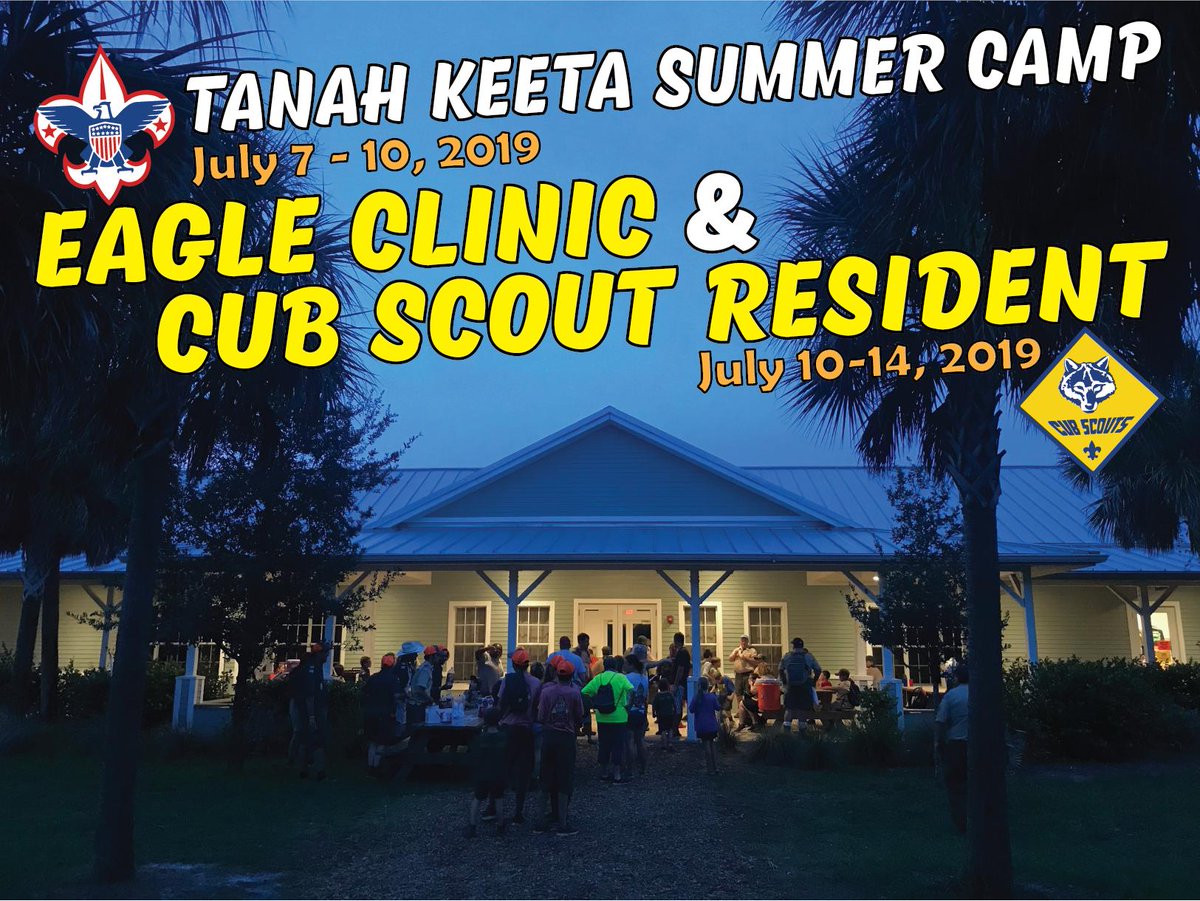 bsagulfstream's tweet photo. Eagle Clinic and Cub Scout Resident have been a blast! Fun and adventure were enjoyed by all. Check out all the fun!
#tksummercamp #gulfstreamcouncil #tanahkeeta #scoutsbsa #ABlockbusterSummer #scoutmein https://t.co/JrMNuw4q1w