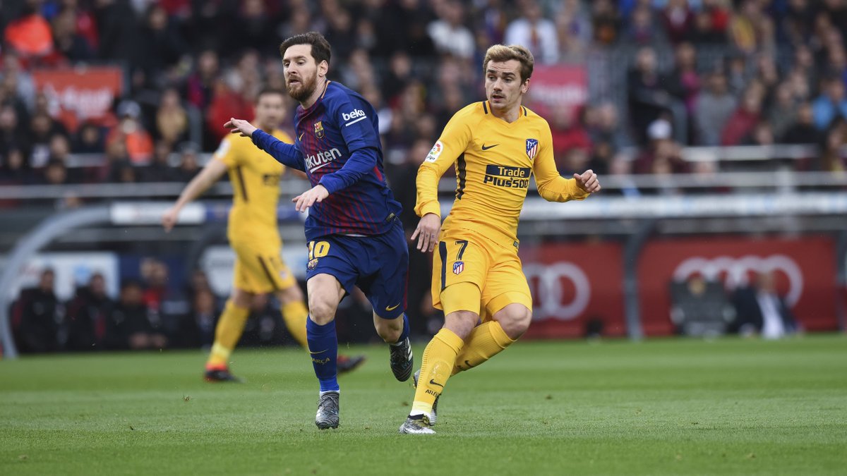 Griezmann, en un partido contra el Barcelona (Foto: FCB).