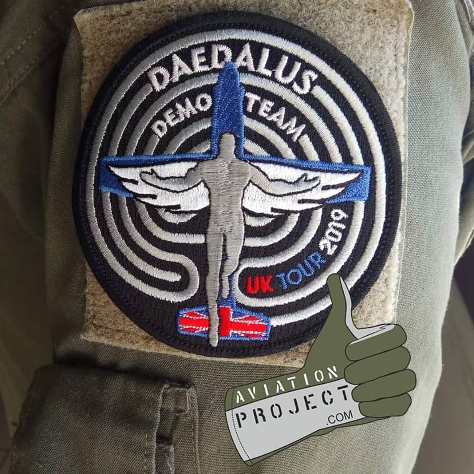 wwwairforcegr's tweet photo. Hellenic Air Force HAF T-6Α "Daedalus" Demo Team at The Royal Navy International Air Day @YeoviltonAirDay
Official Daedalus UK Tour 2019 patch designed by @aviationproject
#aviationproject #t6 #texan #t6texan #kalamata #hellenicairforce #aviation #aviation4u #aviationlovers https://t.co/uqZRVUswSZ