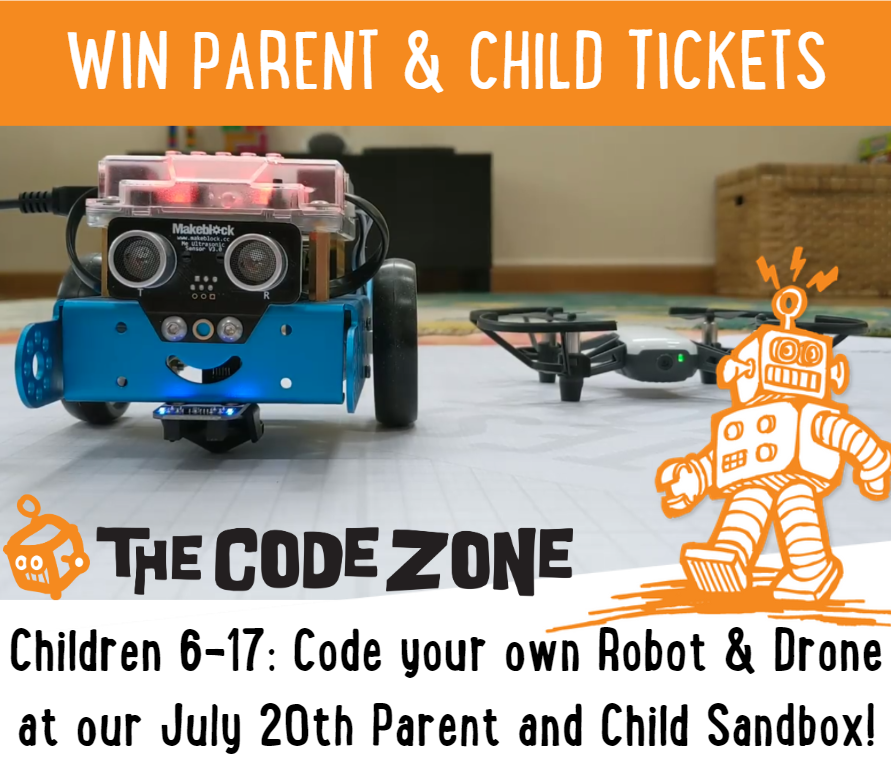 codezoneboro's tweet image. The Code Zone #Middlesbrough opens in 6 days! How about some of you parents coming along for a play too on Saturday? Two FREE pairs of tickets to our July 20th Sandbox are up for grabs - Share any of our posts to enter 🌟 Event/Club details: buff.ly/2jJ4IGk #whatson