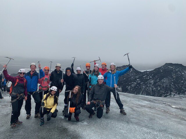 Athens abroad hit new heights today on our glacier walk! Couldn’t pick a better way to spend the morning. #Iceland 🇮🇸 thanks <a href="/EFtours/">EF Educational Tours</a> for allowing us to breathe in the beauty of nature today.