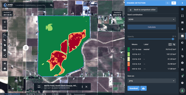 grindgis's tweet photo. LandViewer Now Features Change Detection That Runs In Browser https://t.co/A9OOvWj6R9 https://t.co/okUWR7WGVb