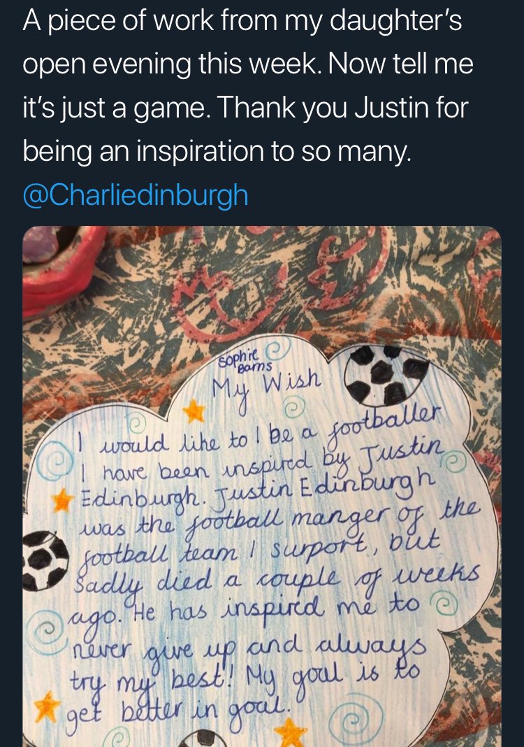 leytonorientfc's tweet photo. 👏 Only continue to be more proud of our staff. Justin’s legacy lives through them all and the kindness they display.

#LOFC #OnlyOneOrient https://t.co/erzeFFPQ1m