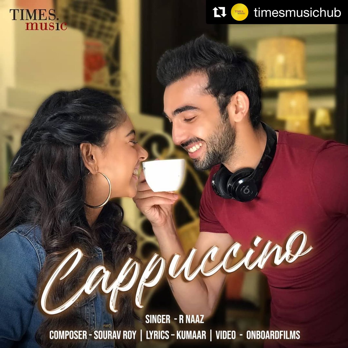 niti_taylor's tweet photo. Brace your heart❤️Presenting the official poster of 'Cappuccino'. ☕
Release date to be announced soon. .
@nititaylor
@i.m.abhishekk
@souravkeys
@singer.rnaaz
@kumaarofficial
@onboardfilms
.
#Cappuccino #AbhishekVerma #NitiTaylor #TimesMusic #StayTuned  #FirstLook https://t.co/vTK5kdq2Zp