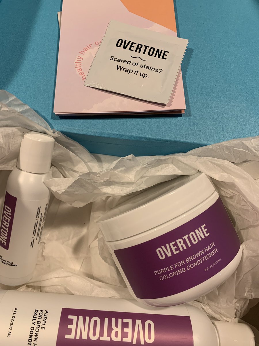 reelnerdy's tweet photo. Got my shipment from @oVertoneColor in yesterday! I love their marketing too 💜
#wrapitup #notasexjoke #yourenottrashy https://t.co/T1OSz8eDfs