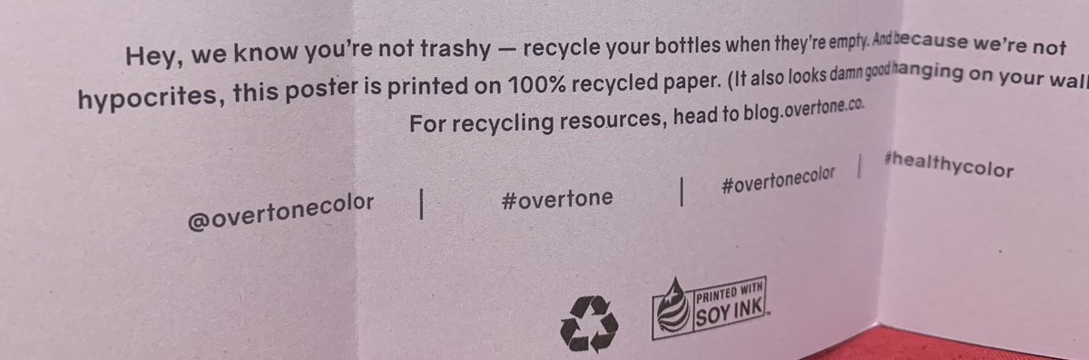 reelnerdy's tweet photo. Got my shipment from @oVertoneColor in yesterday! I love their marketing too 💜
#wrapitup #notasexjoke #yourenottrashy https://t.co/T1OSz8eDfs