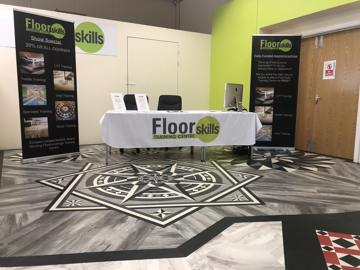 A big thanks to <a href="/FloorSkills/">FloorSkills</a> for the open day yesterday, amazing skills and creativity from all the finalists #flooring #floor #flooringcontractors #flooringspecialist #luxuryvinyltile #lvt #designgoals #flooringdesign #floorskills #uniqueflooring #ukdesign #virginpvc #greenflor