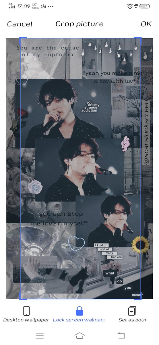 Scarslocks's tweet photo. BTS: Jungkook Lockscreen

RETWEET AND COMMENT or DM me if you want this lock❤
Make sure you FOLLOW us ❤

#JUNGKOOK #jeonjungkook  #kookie  #BTS #jungkooklockscreen  #lockscreen 

~ Scars ~ https://t.co/GEkHcUfCcE