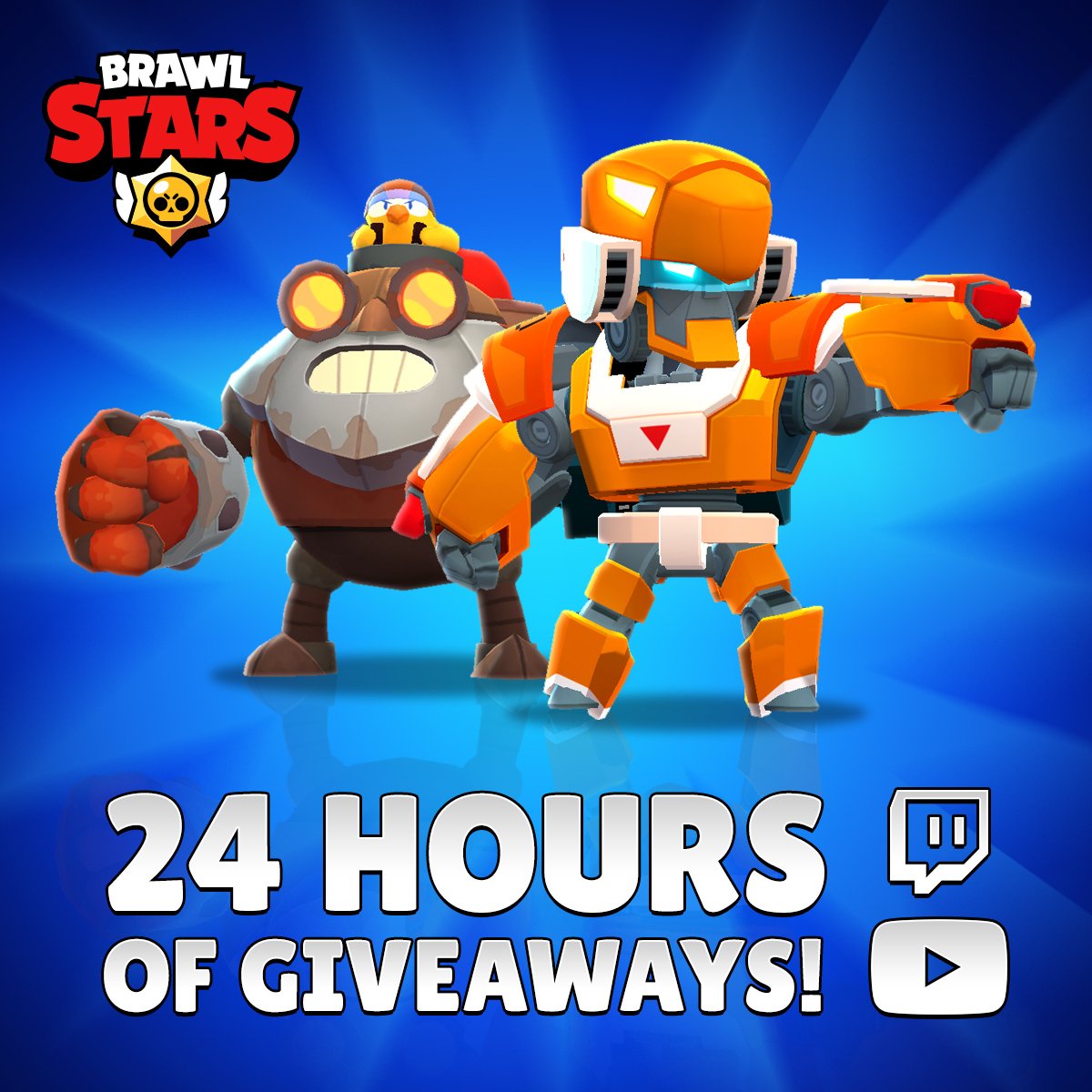 Brawl Stars Sur Twitter Retweet For A Chance To Winbrawlskins But If You Don T Get Lucky Don T Worry This Sunday July 14th More Than 30 Streamers Will Be Hosting Giveaways - brawl star skin mécha