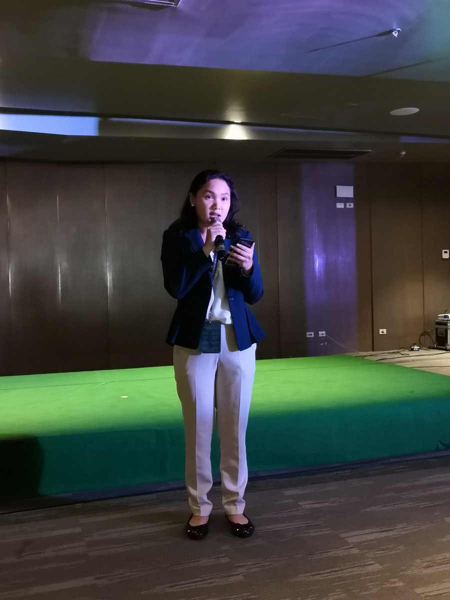 nfc_mafia's tweet photo. Eula Sedonio, one of the project heads for National Finance Congress 2019 closes the afternoon main event with her remarks.

#NFC2019
#ProgressiveFinance
#FinanciallyForward https://t.co/Hgf2adMvhA https://t.co/CQMEjKEAly