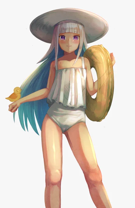 #ヘル絵スタ 
水着皇女様
あとはアンジュで三馬鹿水着が揃うぞ 