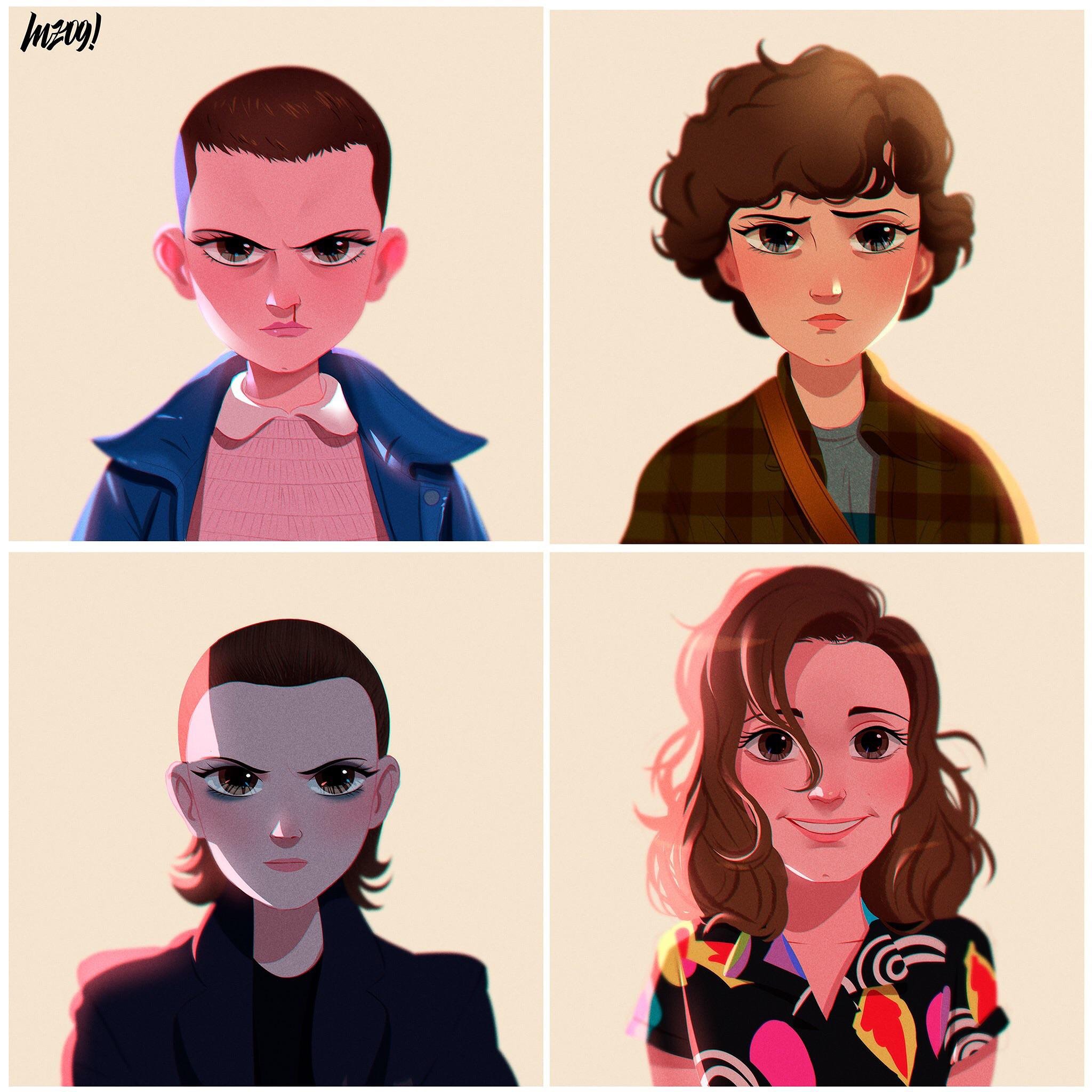 Арт одиннадцать stranger things