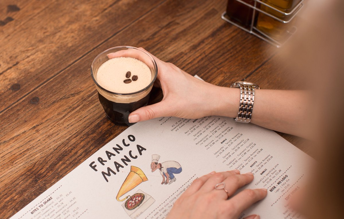 Tailscocktails's tweet photo. Bringing the bar to Franco Manca with our Espresso Martini - the perfect post dinner cocktail. 🍸🍕

#TailsCocktails #EspressoMartini #TailsOnTap #London #FrancoManca #BatchedCocktails #Batchology https://t.co/sykQkoAk6K