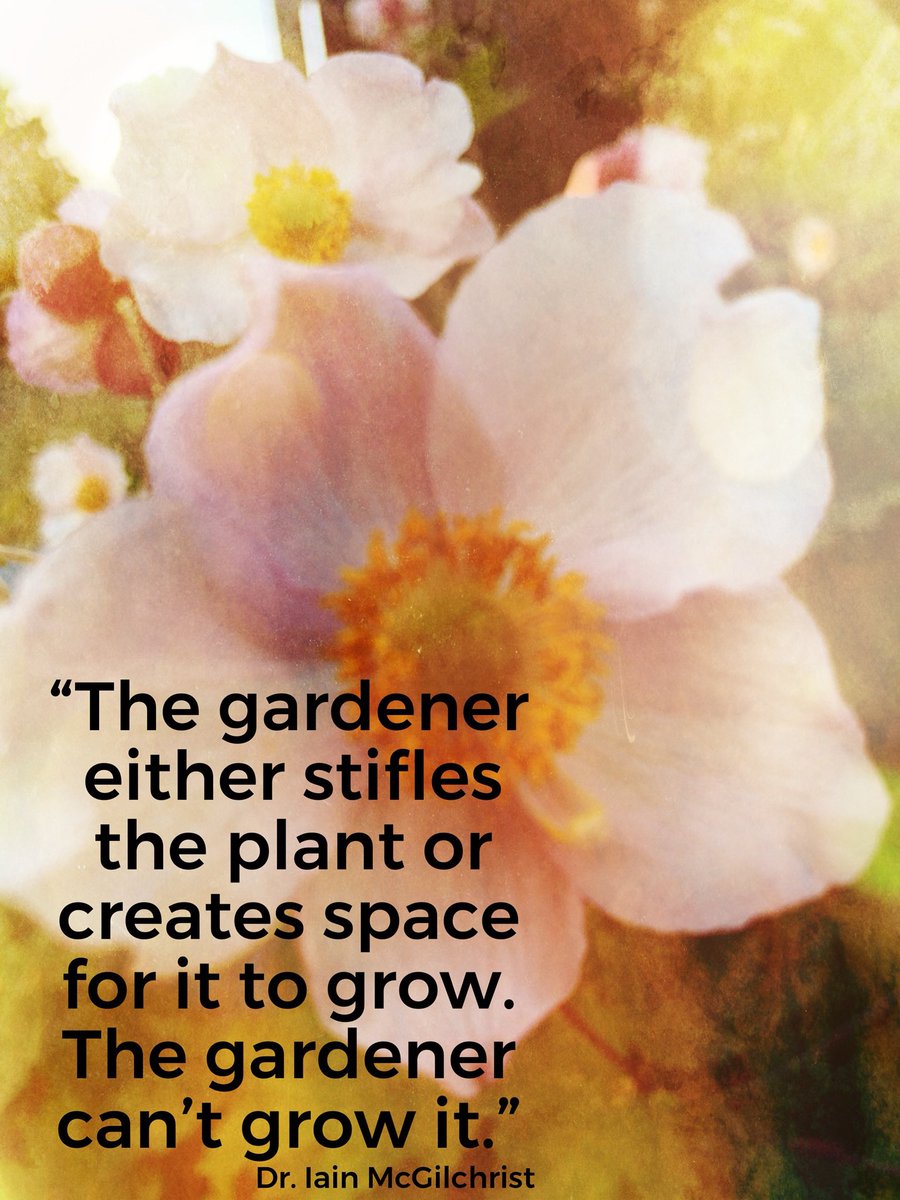YES. We need more people in the world involved in creating space instead of trying to force things into being. #ArtTherapyIntConf