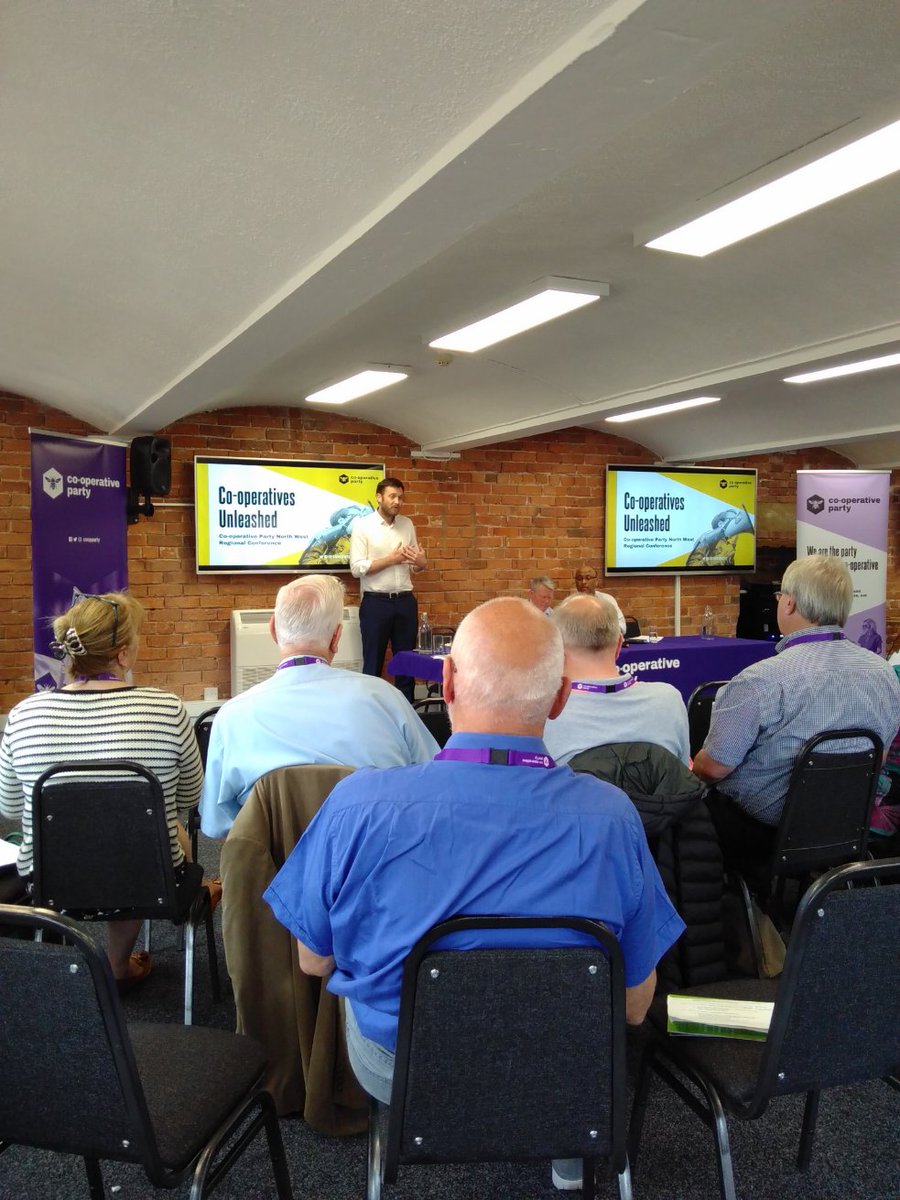 Boylecoopparty's tweet photo. @CoopParty General Secretary (Designate) promoting the growth of the Party to members at #coopsunleashed Preston event. Our campaigns and increasing numbers of elected councillors are leading the way https://t.co/ftLsi63Sqq