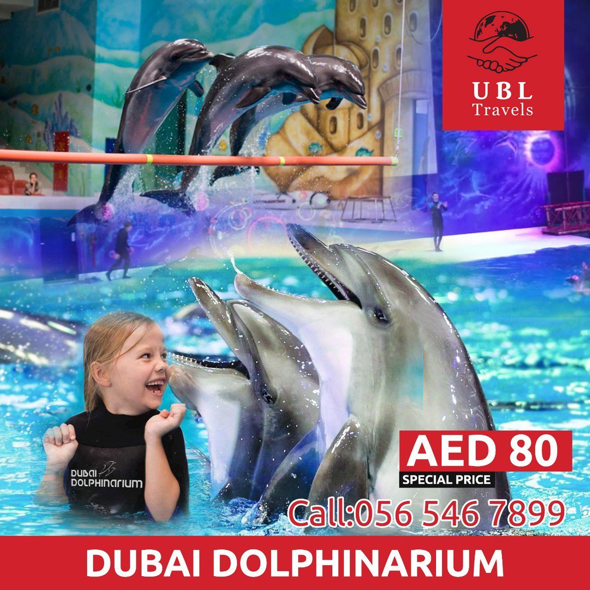 Book your Dubai Dolphinarium Ticket at a low price from UBL Travels. Enjoy these holidays with one of the most exciting Attractions in Dubai.
For more details, ubltravels.com/Dolphinarium
 #lovedubaidolphinarium #dubaidolphinarium
#dubaidolphins #dolphinshowdubai