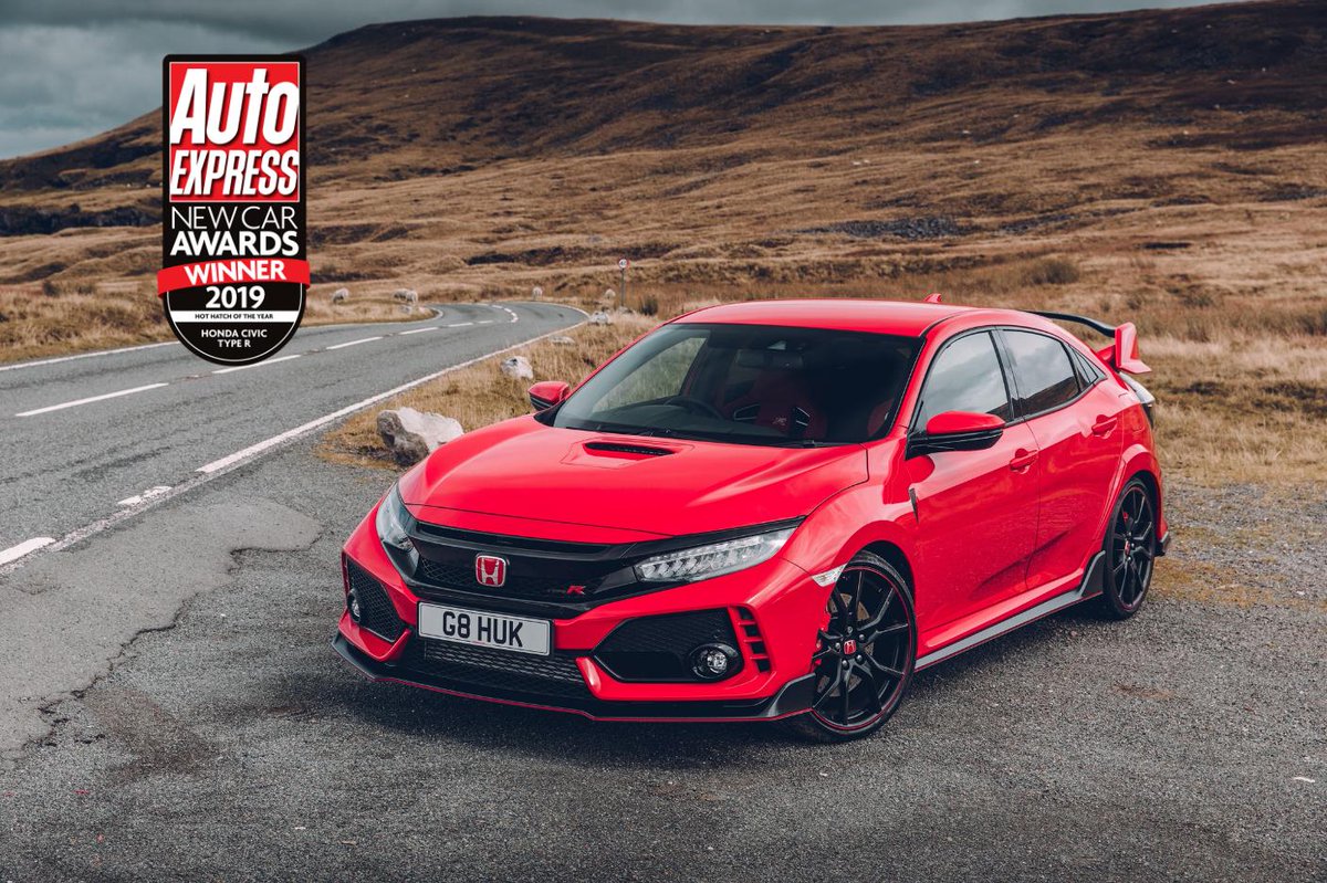 ICYMI: Earlier this week, the @AutoExpress 2019 New Car Awards took place. We are beyond grateful to announce that the Honda Civic #TypeR has bagged the Hot Hatch of the Year for the third time running! #AEAwards