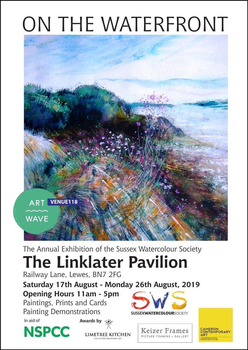 1971SWS's tweet image. Sussex Watercolour Society’s annual exhibition at the Linklater Pavilion in Lewes during Lewes Artwave festival is approaching fast! Put it in the diary! Artists will be there to talk to, as well as demonstrating! #sussexwatercoloursociety #watercolourartists #watercolour