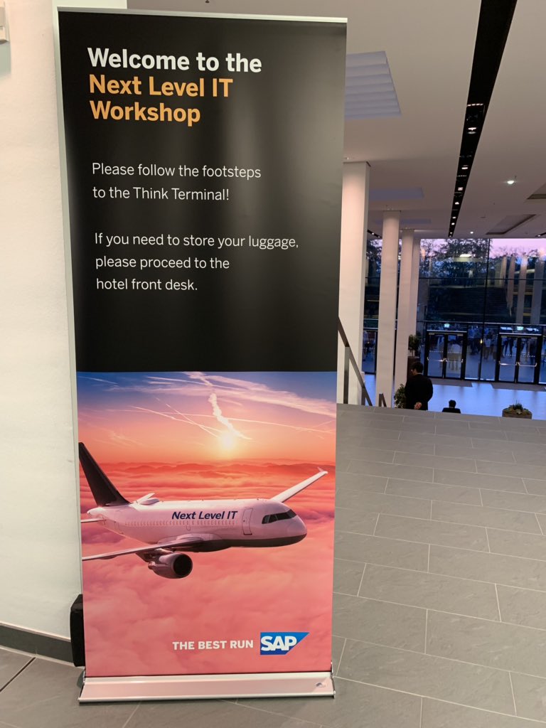 cameliacirjoi's tweet photo. Our IT organization has been on a journey to Elevate IT to the next level. SAP IT Services leaders from around the world came together this week to align on actions that will take IT to the next level. #Changingthinking #Agility #Innovation #LifeatSAP #NextLevelIT #Lufthansa https://t.co/NaKzUBlHOT