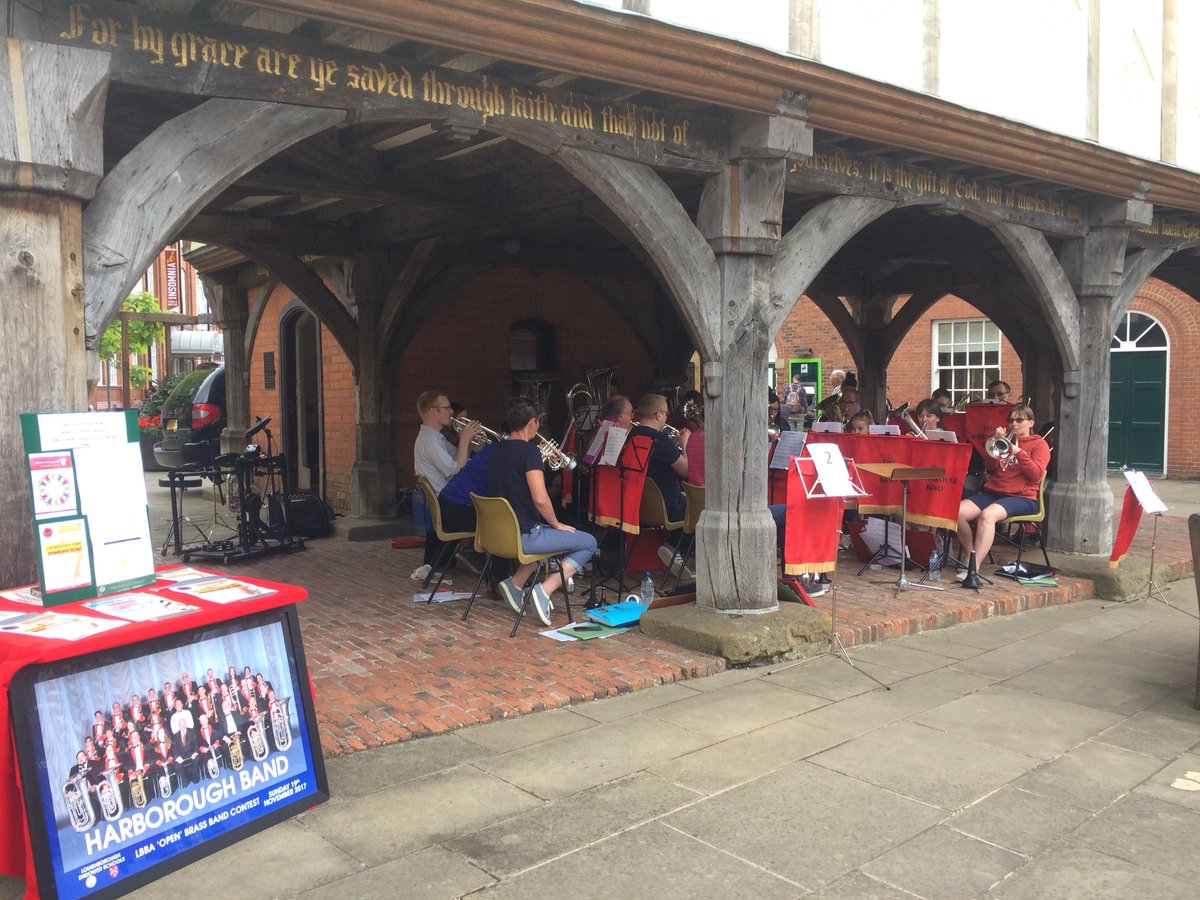 Today’s the day! Our sponsored blow is well underway - come and find us under the Old Grammar School! 🎺 #MarketHarborough #6hourstogo