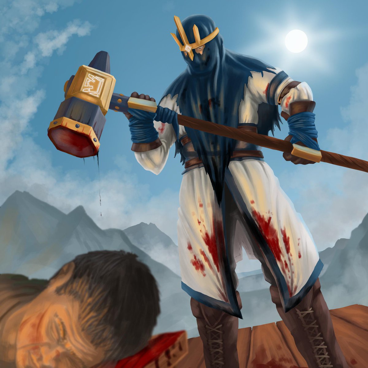 FlyingPanStudio's tweet image. Introducing the Executioner!

Executioners get the same training of the Northern troops but they´re inability to work as a team in the frontlines force them to stay back. However due to their bloodthirst they are given one job. 
To send a message.

#gamedev #screenshotsaturday