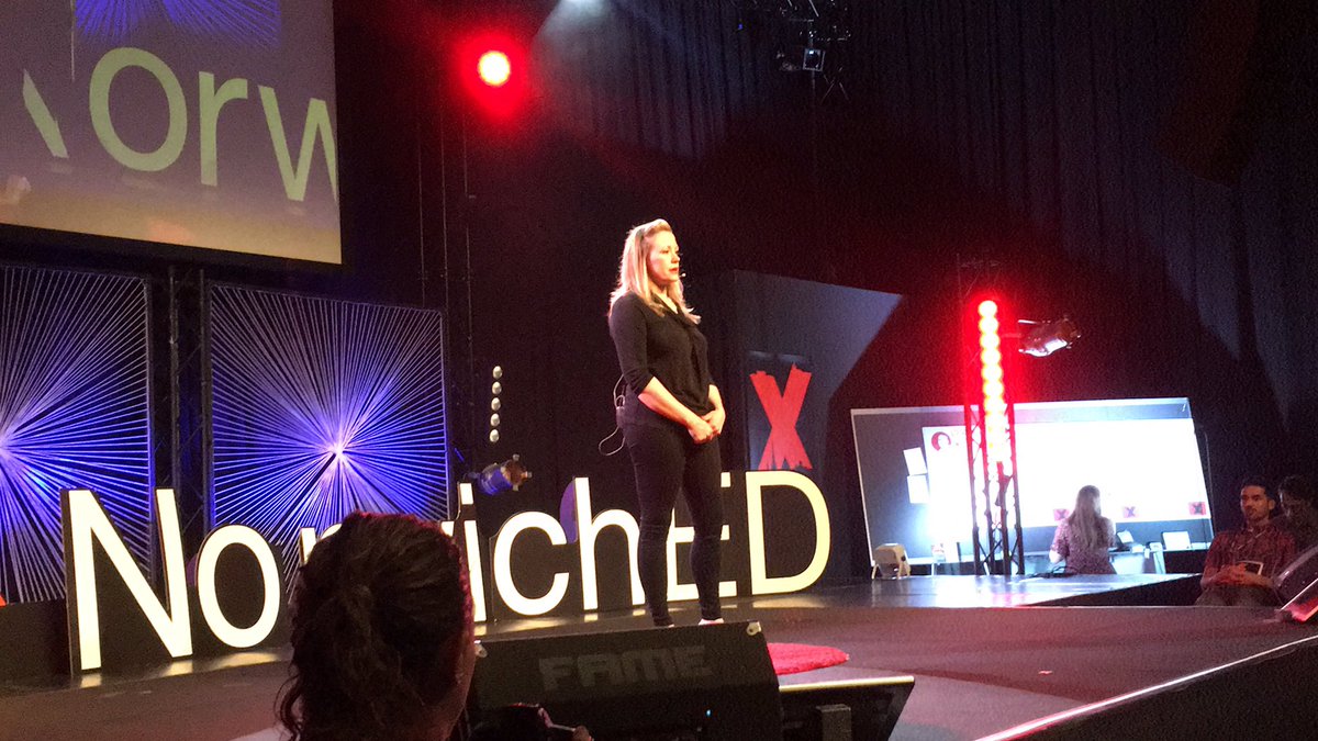 GetWisdomUK's tweet photo. A beautiful, authentic and real talk by @elly_chapple illuminating the individuality of each child and the paramount importance of listening to what each child is trying to tell use. Change the lens, flip the narrative. #TEDxNorwichED https://t.co/XU8K72xDtM