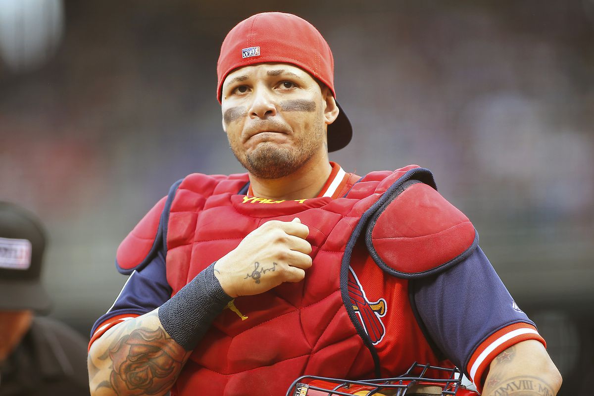 Happy 37th birthday to St Louis Cardinals catcher and future Hall of Famer Yadier Molina!  