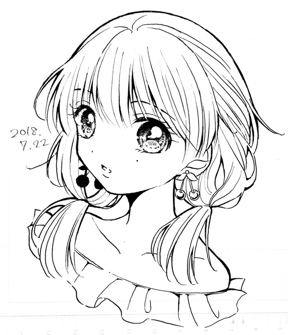 過去絵🖋(モノクロ) 